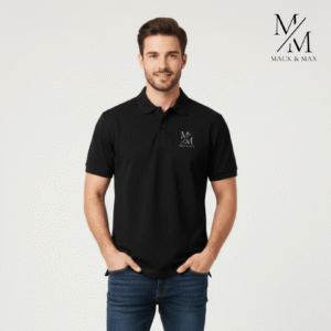 mack & max™ classic polo t shirt, 100% cotton